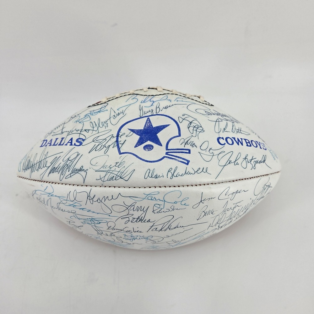 1979 Dallas Cowboys Team Signed Autographed Wilson Football Authenticated w/ LOA